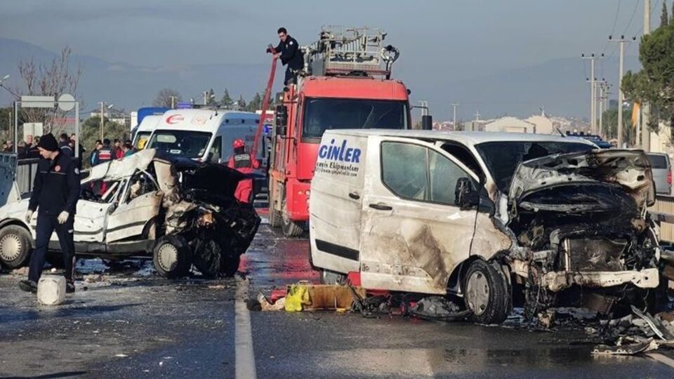 Zincirleme kaza: 7 yaralı