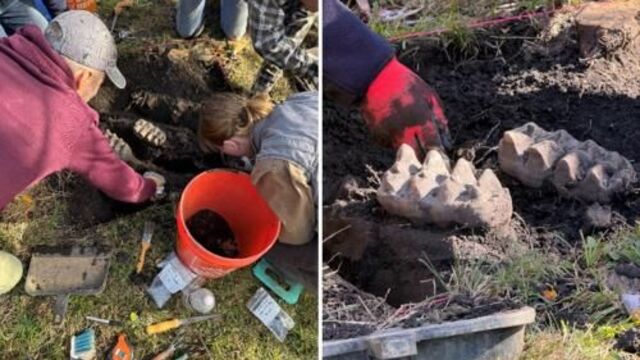  Bahçede buldu! 10 bin yıl öncesine ait