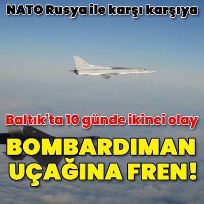 Rus süpersonik bombardıman uçağına önleme
