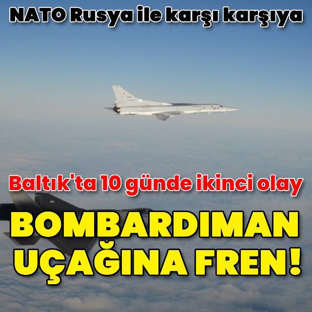 Rus süpersonik bombardıman uçağına önleme