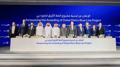 Dubai Metro Mavi Hat Projesi Türk şirketlere emanet