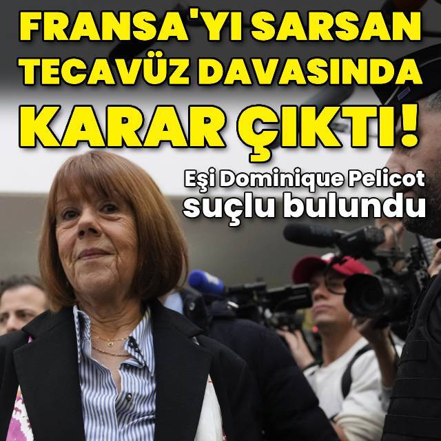 Fransa'yı sarsan tecavüz davasında karar belli oldu