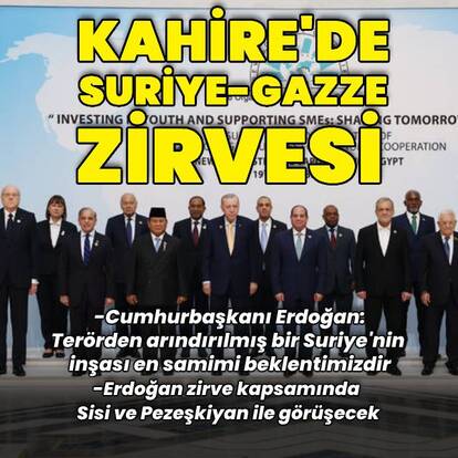 Cumhurbaşkanı Erdoğan Mısır'da