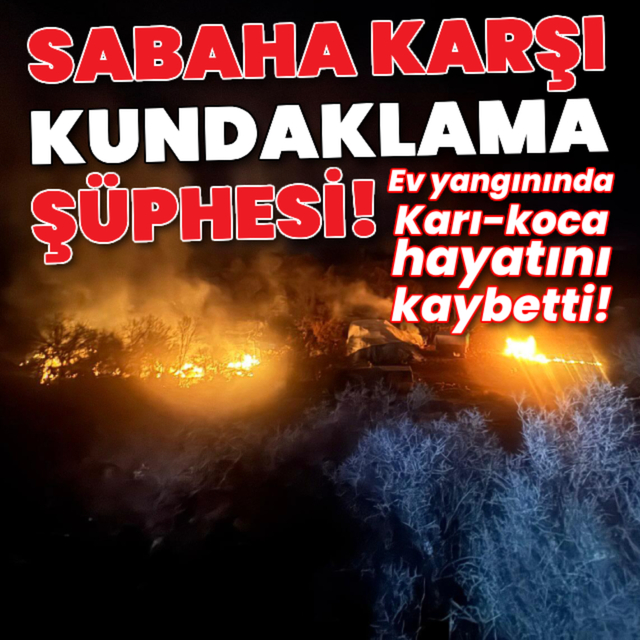 Evli çiftin öldüğü dehşette kan donduran şüphe!