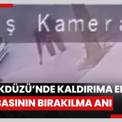 Beylikdüzü’nde kaldırıma el bombasının bırakılma anı kamerada