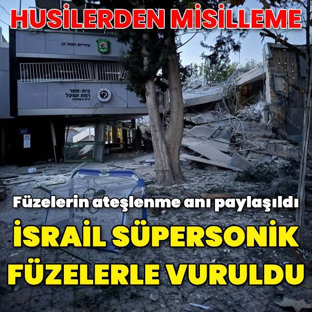 Husiler Tel Aviv'i vurdu