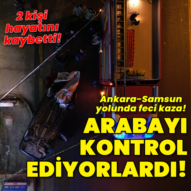 Feci kaza! Aracı kontrol ederken...