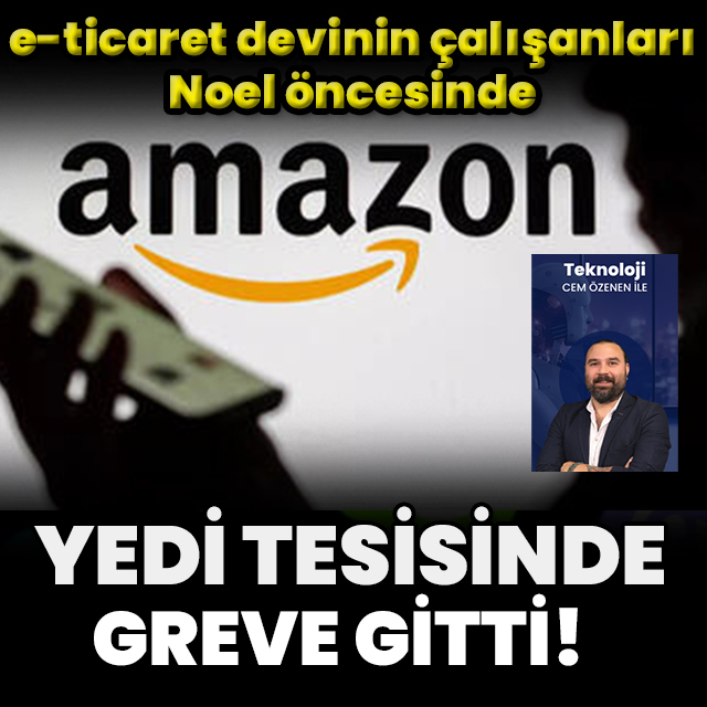 Amazon çalışanlarından iş bırakma!