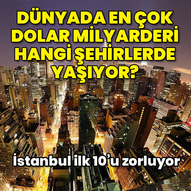  Dünyada en çok dolar milyarderi hangi şehirlerde yaşıyor?
