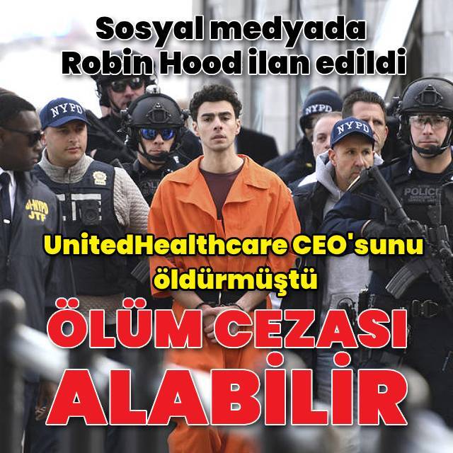 UnitedHealthcare CEO'sunu öldüren Luigi Mangione ölüm cezası alabilir