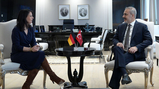 Bakan Fidan, Baerbock ile görüştü