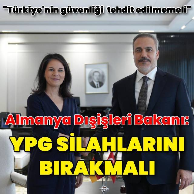 Bakan Fidan, Baerbock ile görüştü