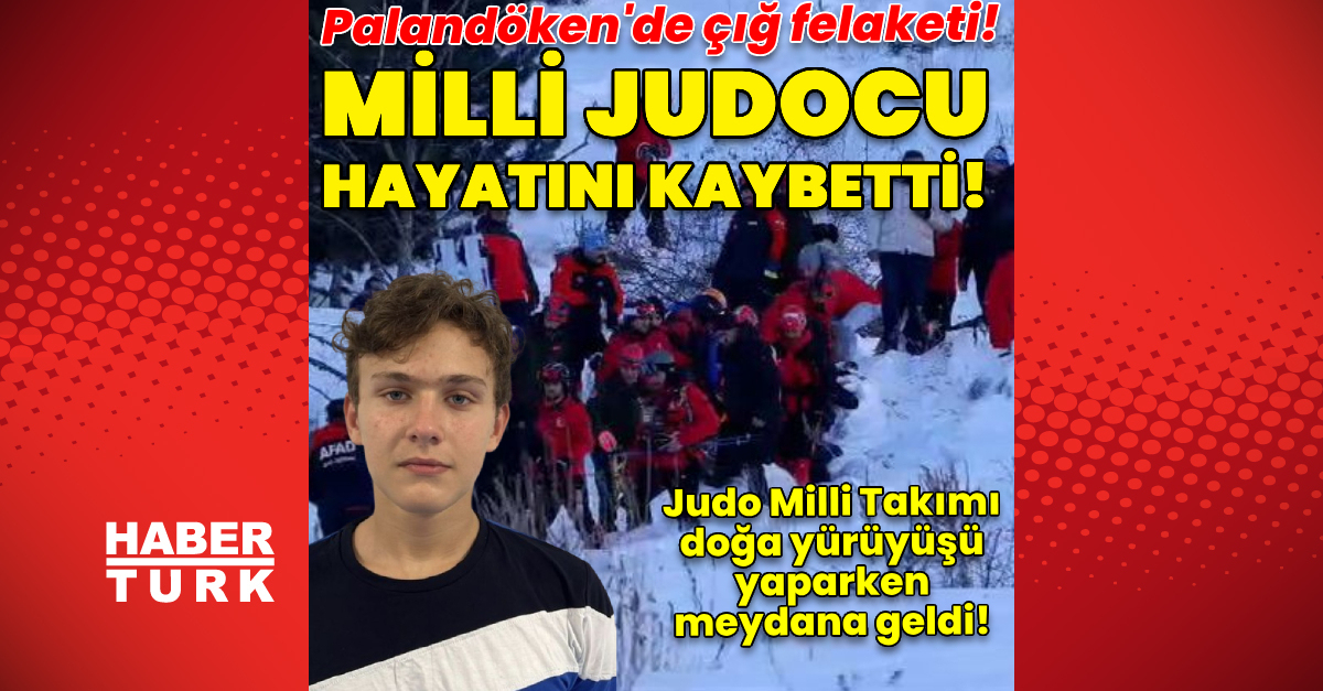 Palandöken'de çığ düştü!