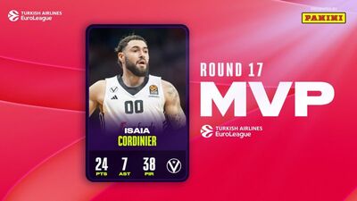 EuroLeague'de haftanın MVP'si Cordinier