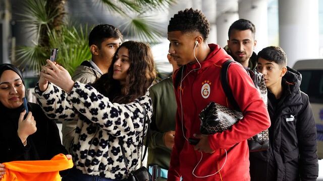 Kayseri'de G.Saray'a coşkulu karşılama!