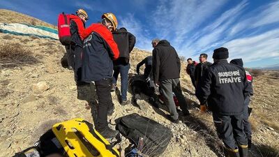 Yamaç paraşütçüsü 20 metreden düştü