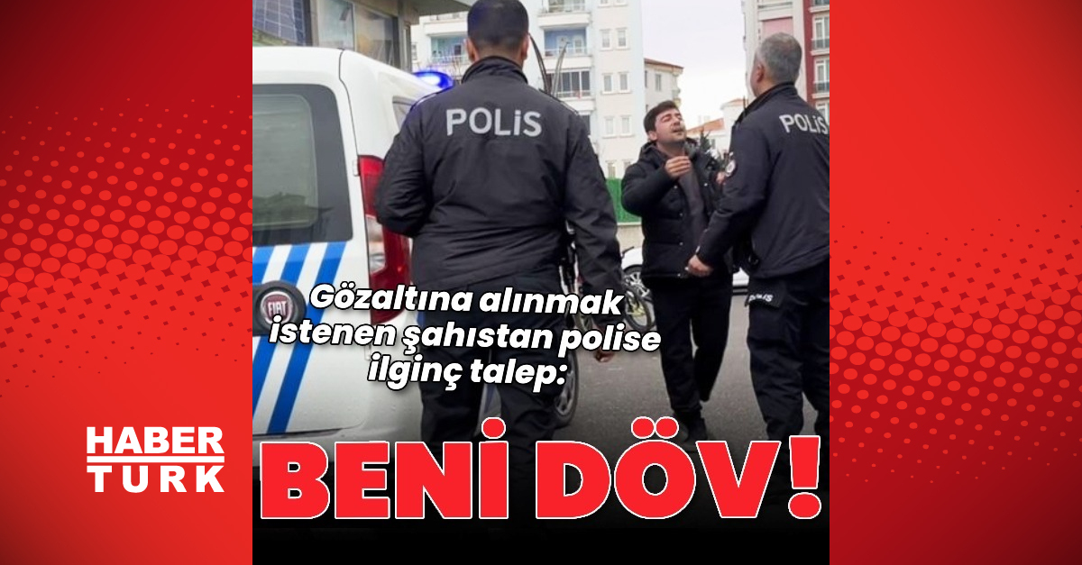 'Beni döv' diye polise yalvardı!