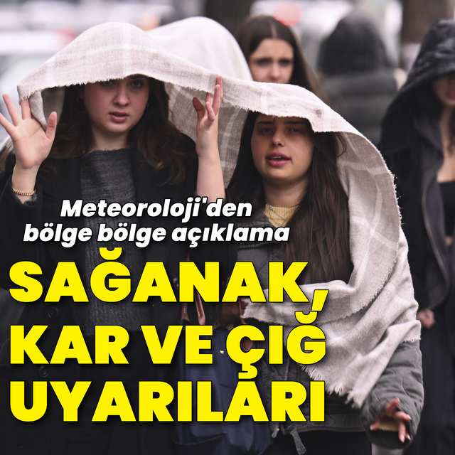 Sağanak, kar ve çığ uyarısı! Bu bölgeler dikkat