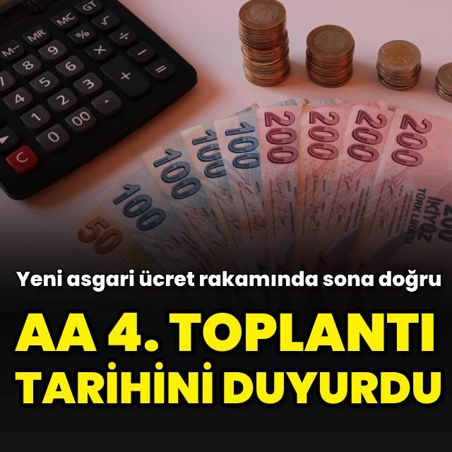 AA: Asgari ücret salı ya da çarşamba belli olacak