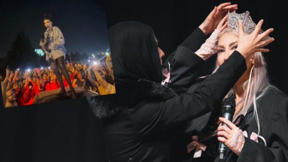 Ücretsiz konser verdi 'Kraliçe' seçildi