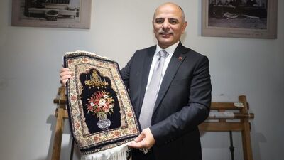 Hereke Halı Atölyesi'nden ilk halılar çıktı