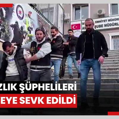 Hırsızlık şüphelileri adiyeye sevk edildi