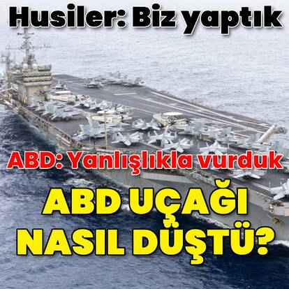  ABD uçağı Kızıldeniz'de düştü