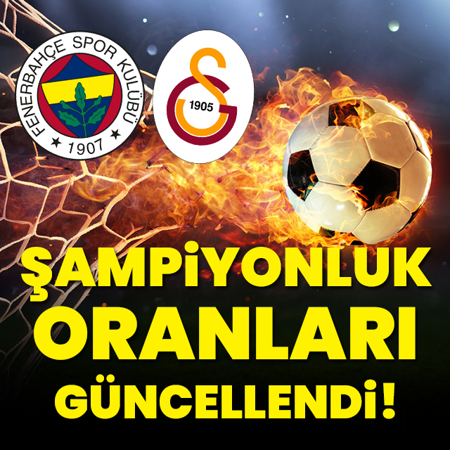 Şampiyonluk oranları güncellendi!