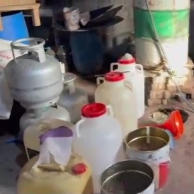 Adana'da 1050 litre sahte içki ele geçirildi
