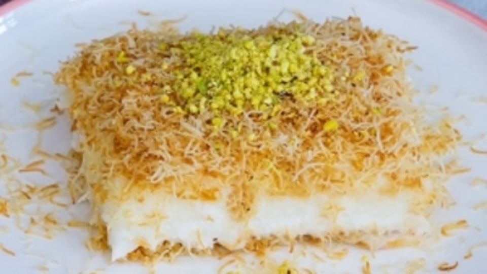 Kadayıflı muhallebi tarifi