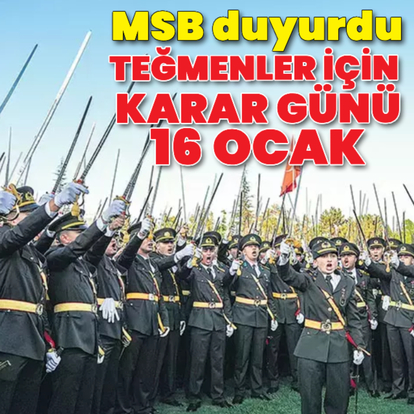 Teğmenler için karar günü 16 Ocak