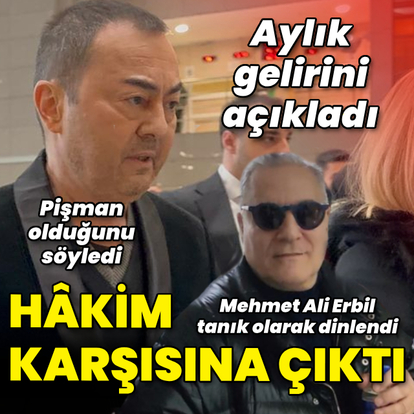 Serdar Ortaç, hâkim karşısında