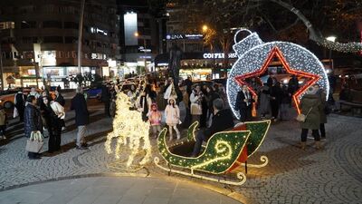 Ankara yılbaşı için süslendi
