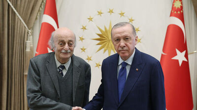 Cumhurbaşkanı Erdoğan Lübnan'daki Dürzi lider ile görüştü