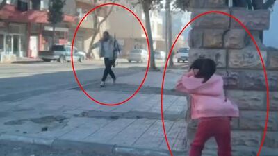 Her şey çocuğun gözü önünde oldu