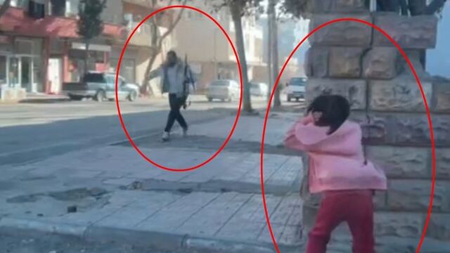 Her şey çocuğun gözü önünde oldu