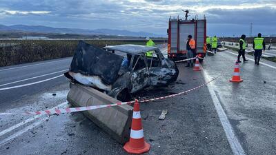 Alevlerin arasında can verdiler!