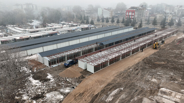 Büyükşehir'den Elbistan'a yeni çarşı
