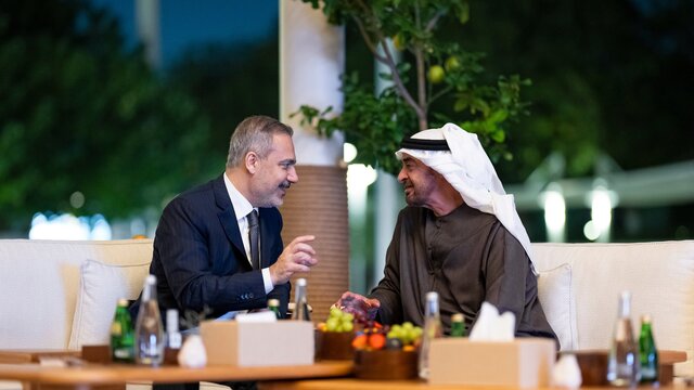 Bakan Fidan BAE Devlet Başkanı ile görüştü