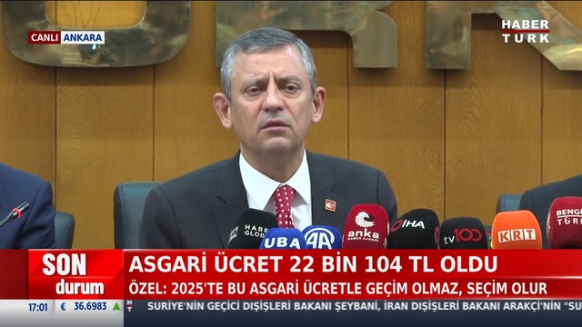"Bu asgari ücretle seçim olur"
