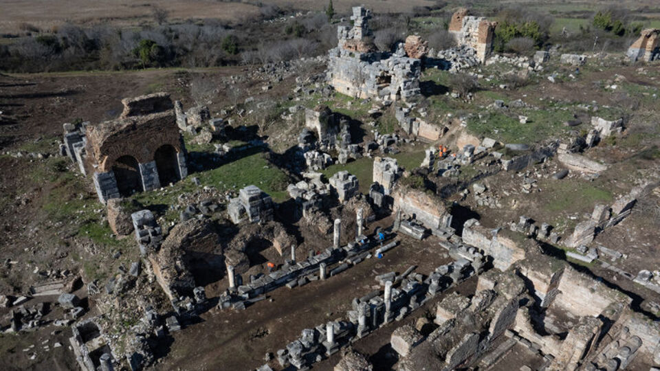 Roma'nın 70 dönümlük kompleks hamamı gün yüzüne çıkıyor
