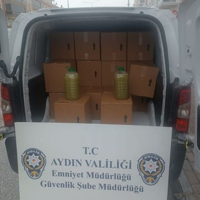 Efeler'de 850 litre tağşiş yağ