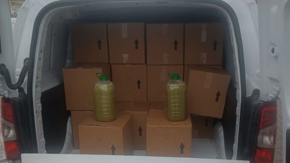 Efeler'de 850 litre tağşiş yağ