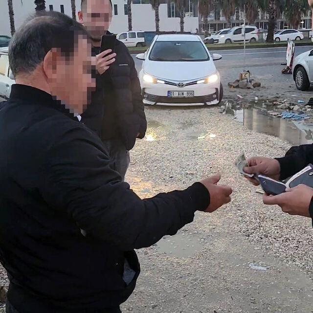 "Değnekçi" sivil polise yakalandı