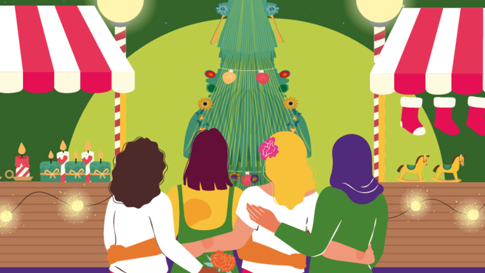 Deprem bölgesi kadınları Nahıl Yılbaşı Alışveriş Şenliği'nde