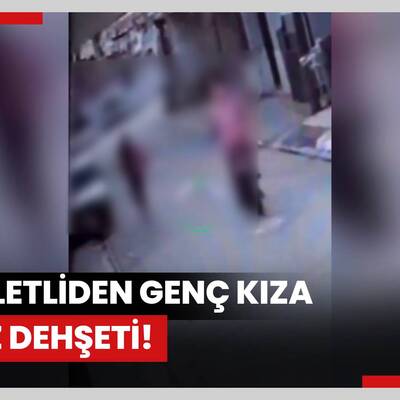Bisikletliden genç kıza taciz dehşeti!