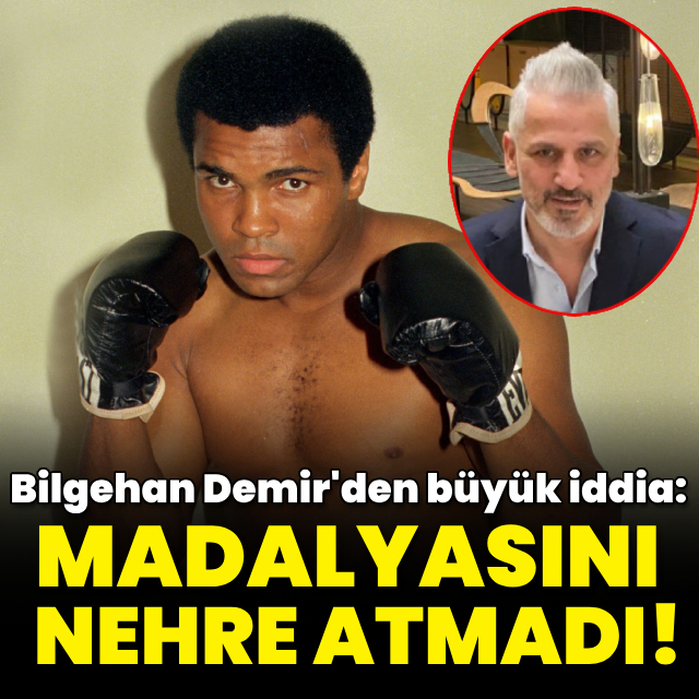 "Muhammed Ali madalyasını nehre atmadı"
