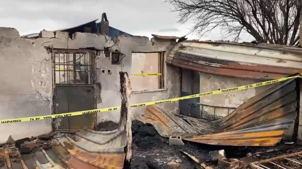 Bağ evinde feci yangın: 1 ölü