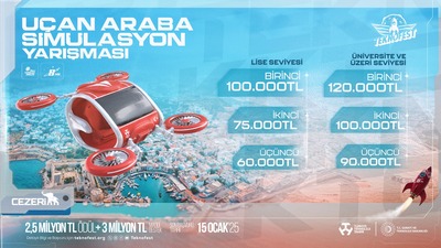 Uçan Araba Yarışması TEKNOFEST'te