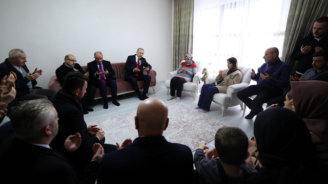 Cumhurbaşkanı Erdoğan'dan taziye ziyareti